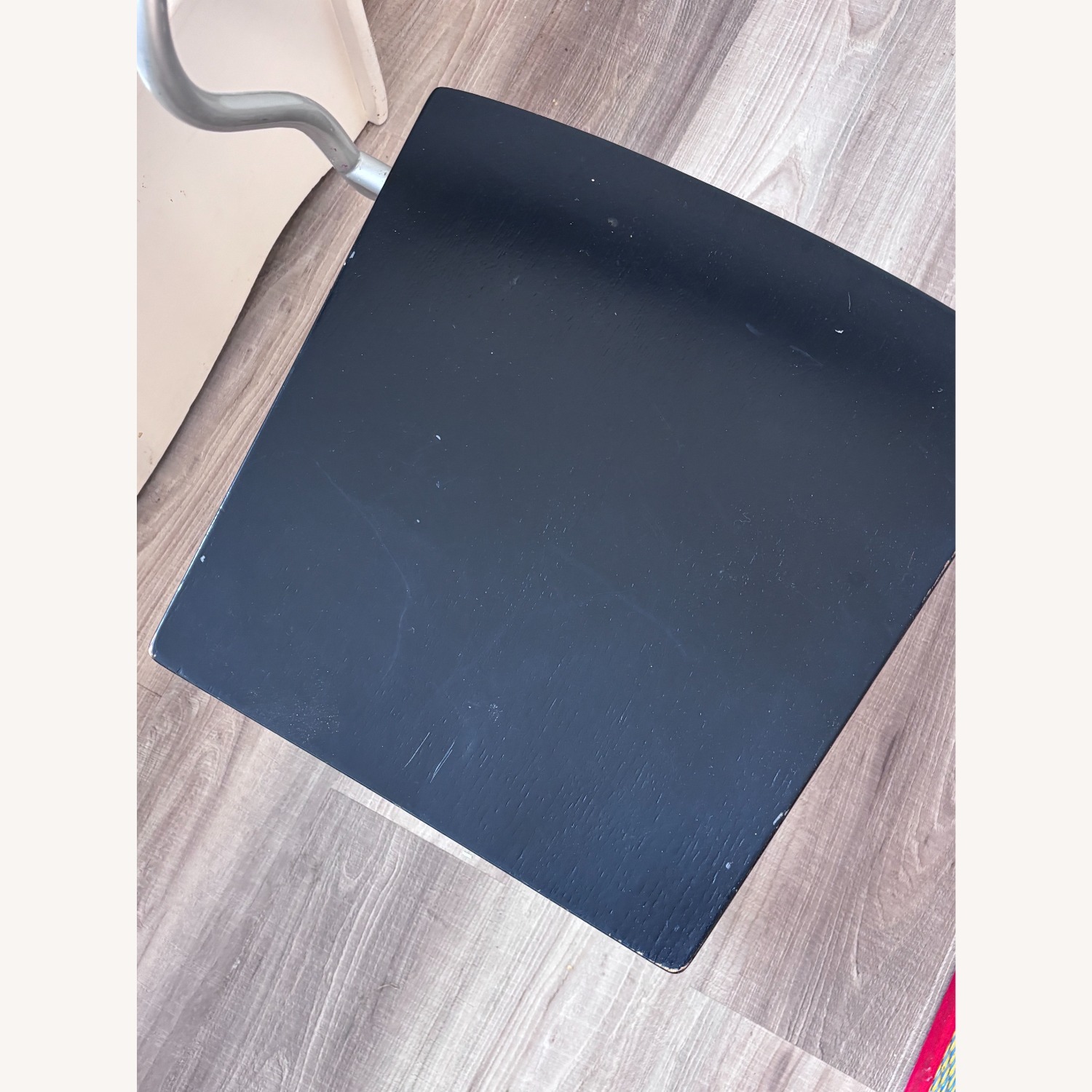 Vintage Black + Metal Dining Chairs - image-8