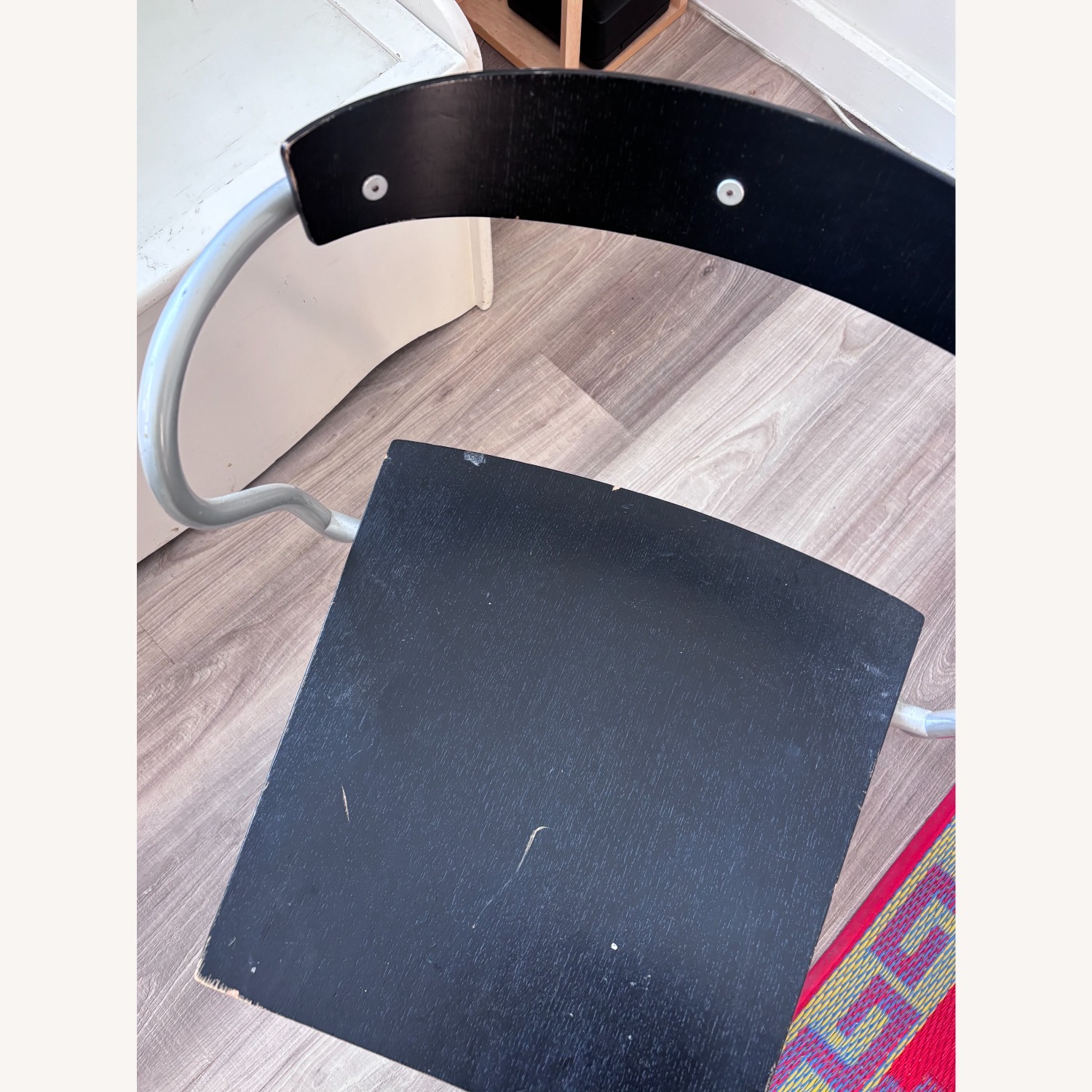 Vintage Black + Metal Dining Chairs - image-17