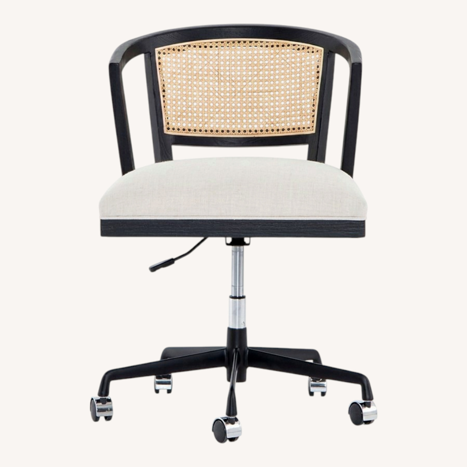Natural Wood Office Chair - image-0