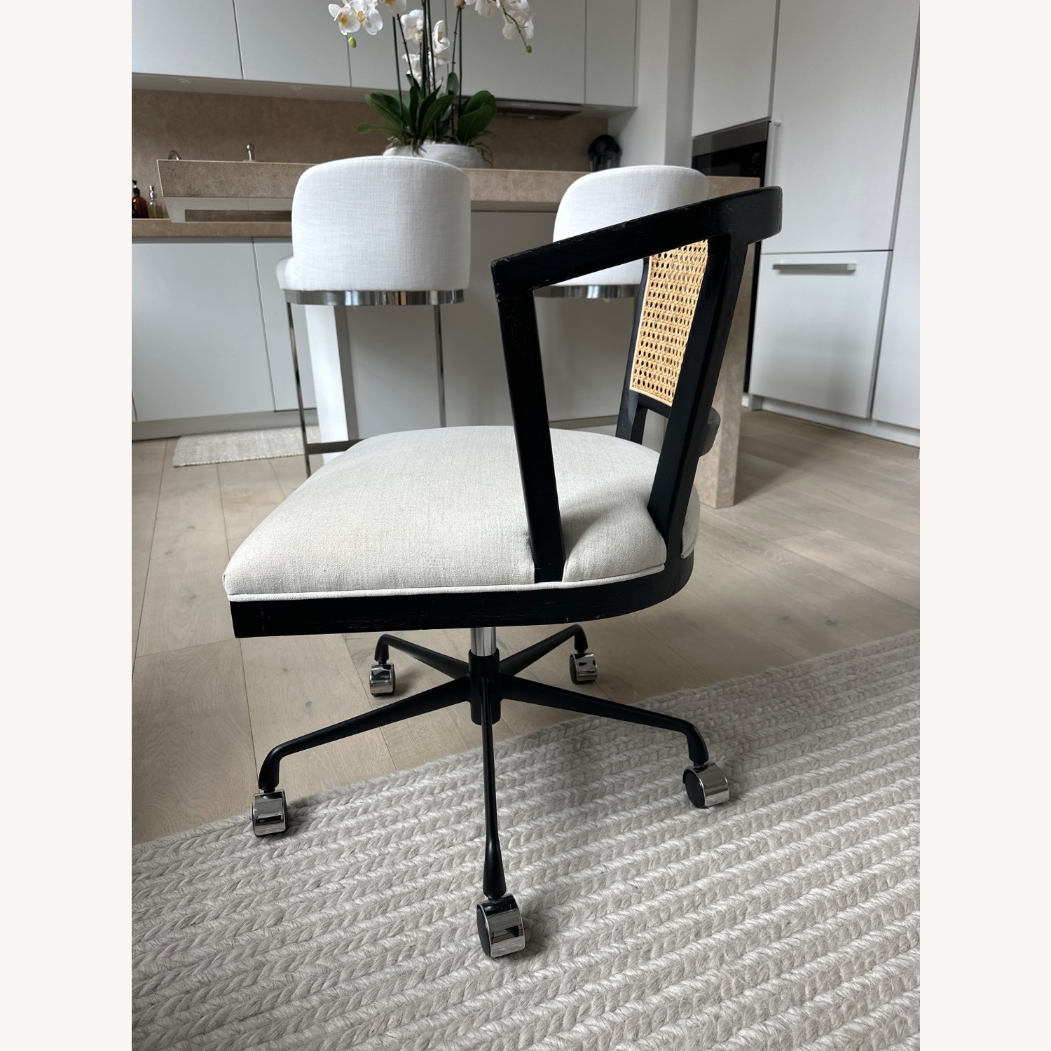 Natural Wood Office Chair - image-3