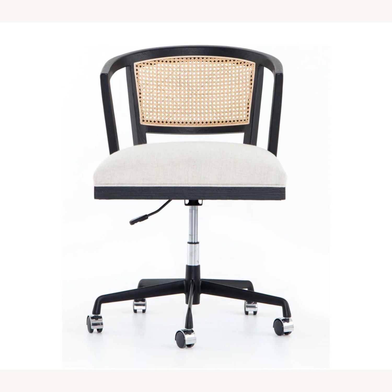 Natural Wood Office Chair - image-1
