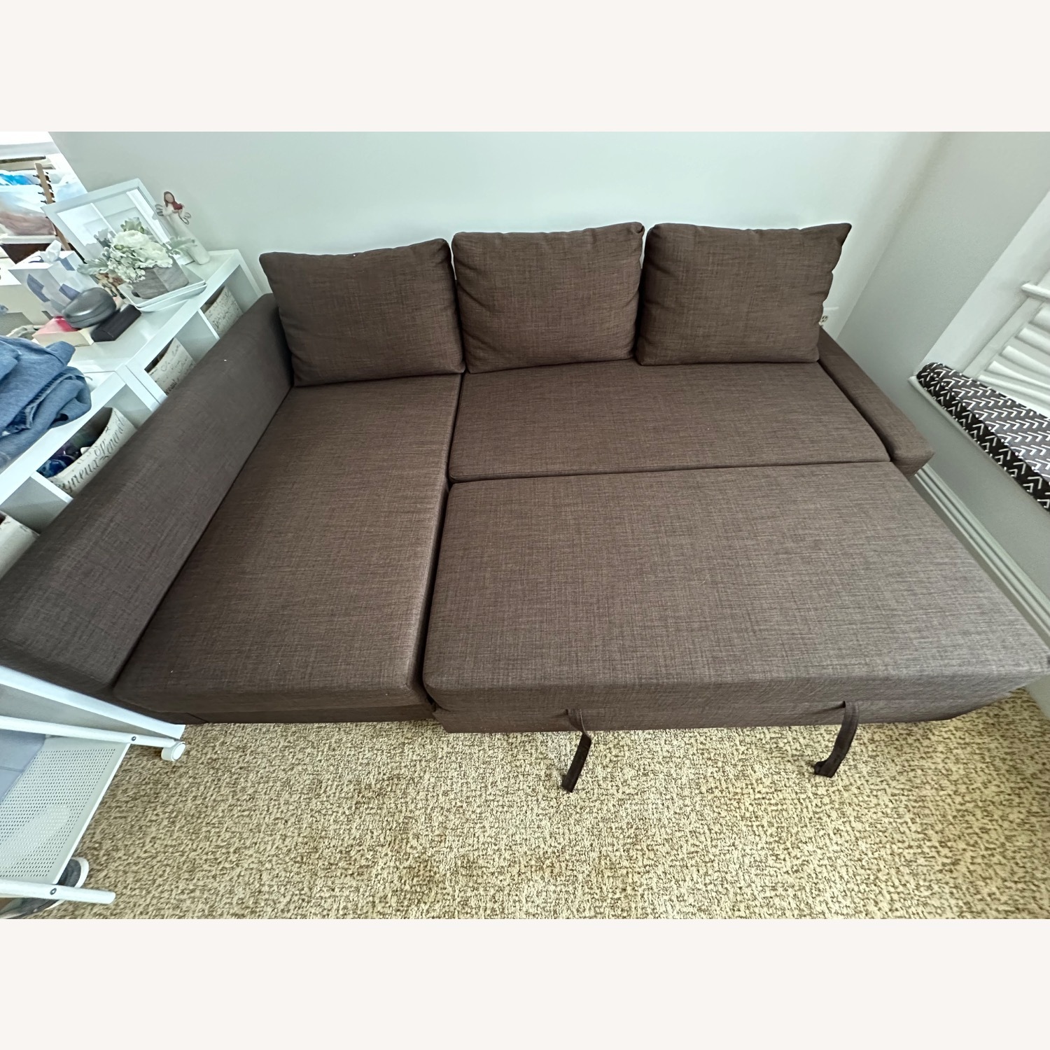 IKEA FRIHETEN Sofa Bed Chaise - image-4