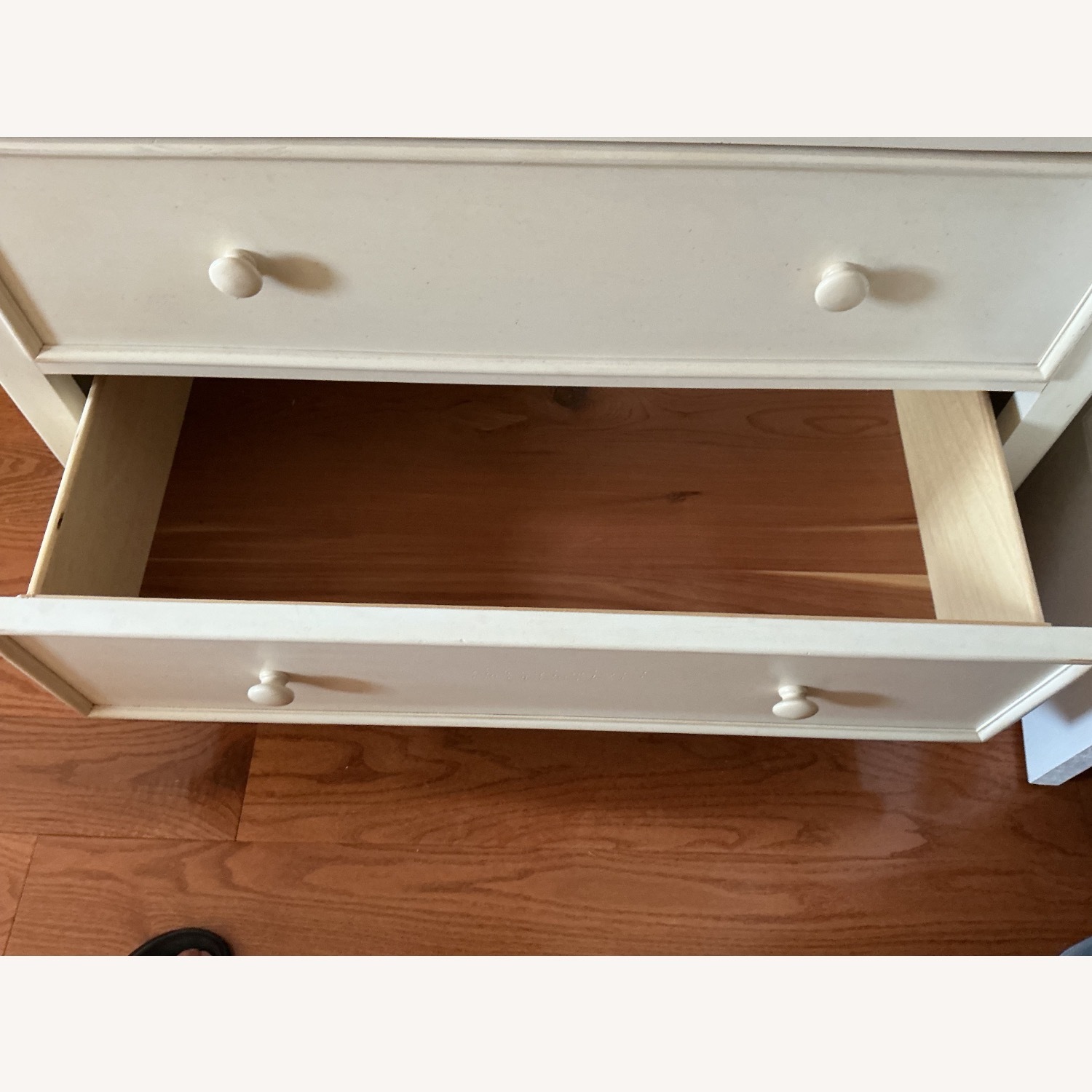 American Signature Furniture White Wood Dresser - image-2