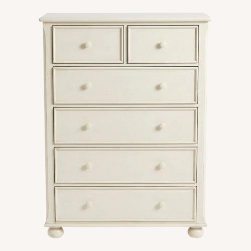 Used American Signature Furniture White Wood Dresser for sale on AptDeco