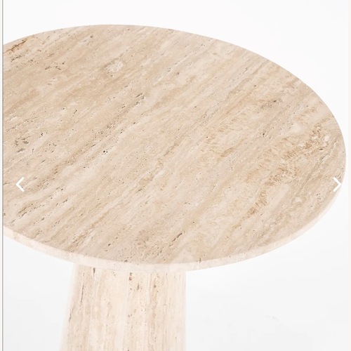 Used Elenora Aimee Natural Stone Dining Table for sale on AptDeco