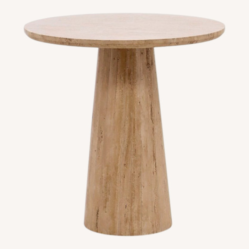 Used Elenora Aimee Natural Stone Dining Table for sale on AptDeco
