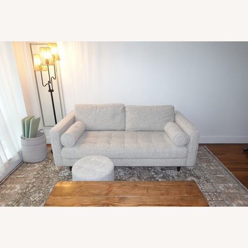 Used Article Sven Light Gray 2 Seater Sofa for sale on AptDeco