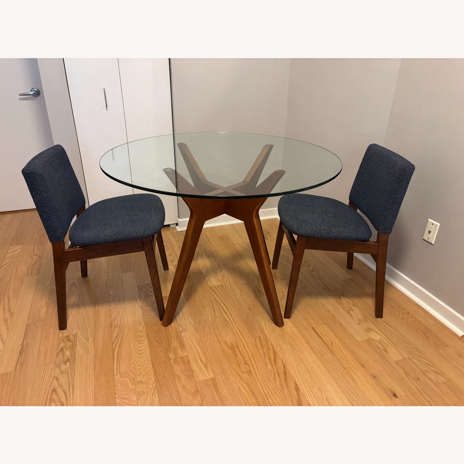 West Elm Jensen Round Dining Table (Walnut) - image-2