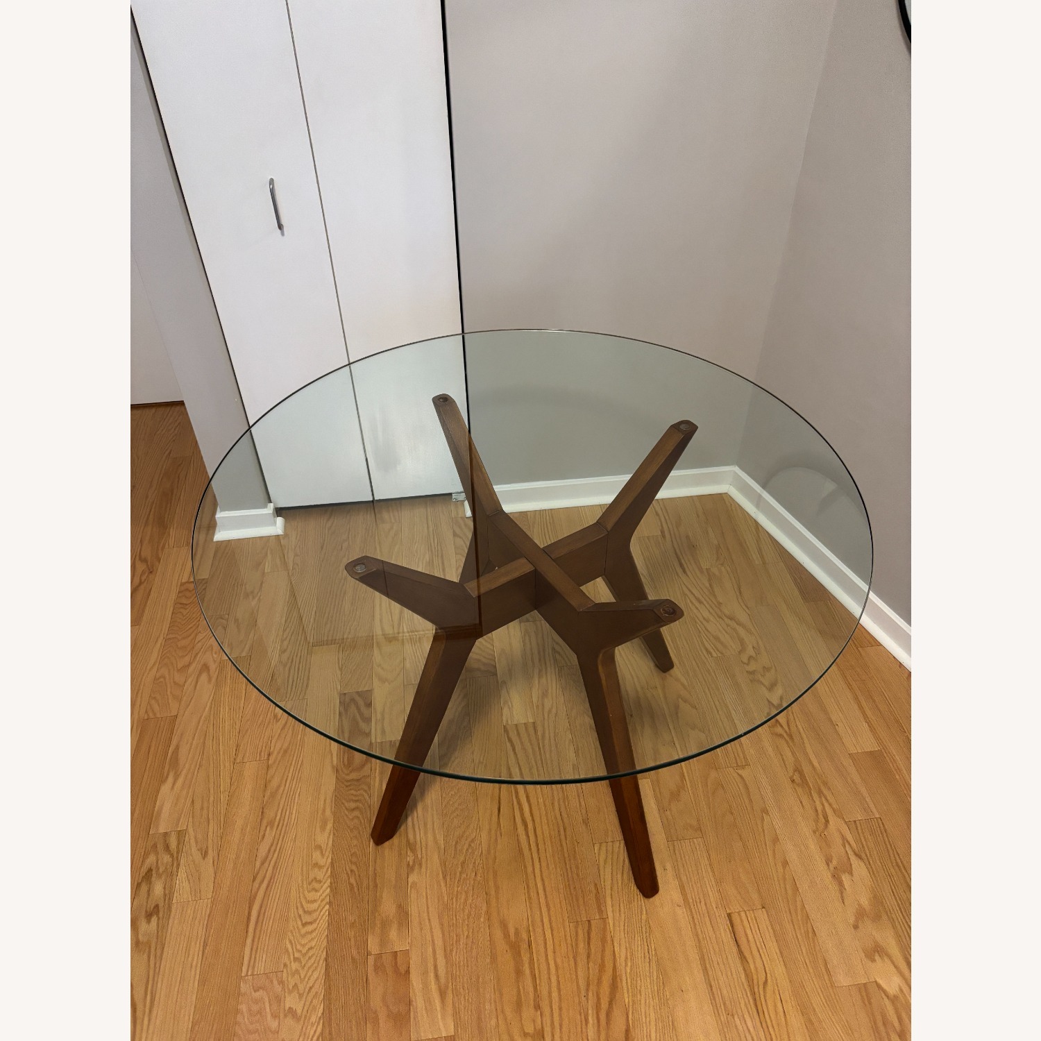 West Elm Jensen Round Dining Table (Walnut) - image-3