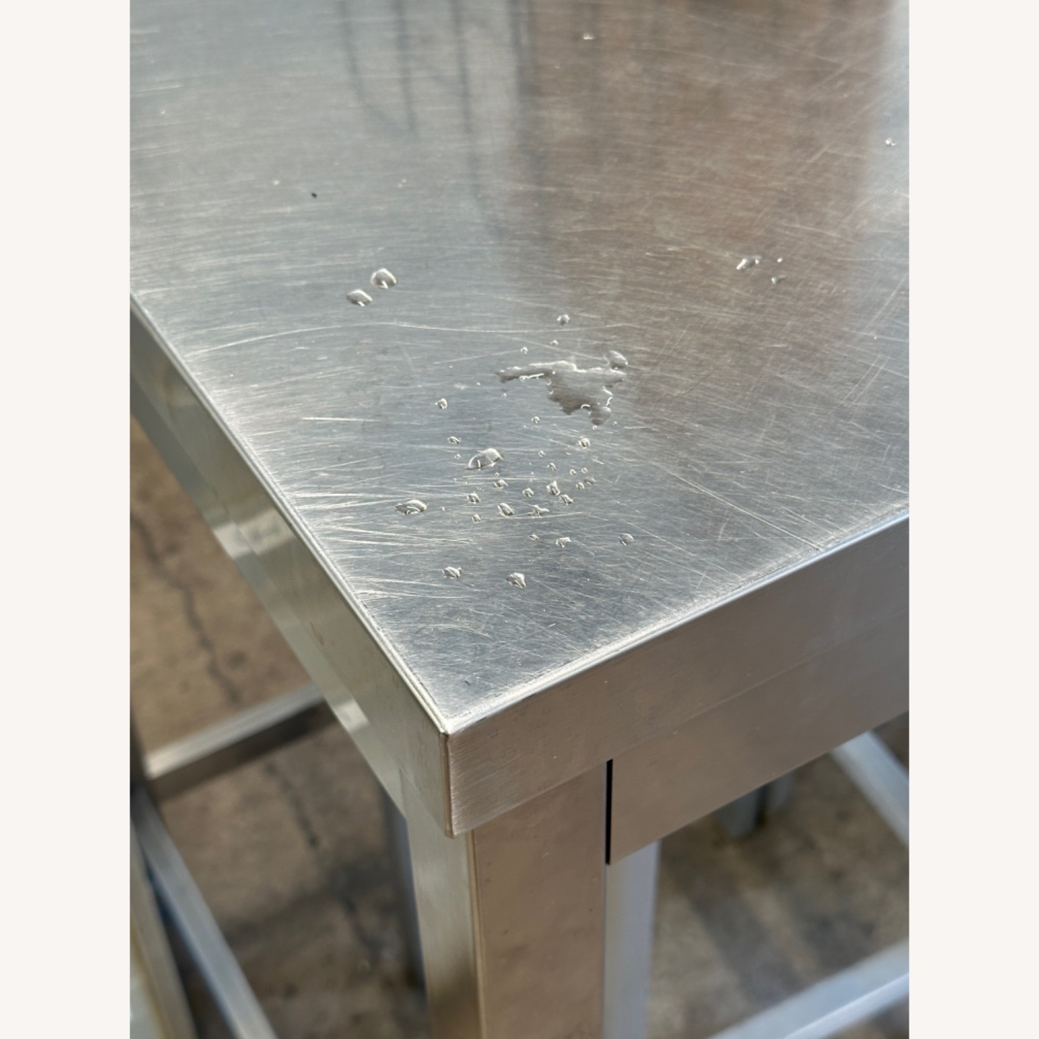 Design Within Reach Silver Metal Kitchen Island - image-3