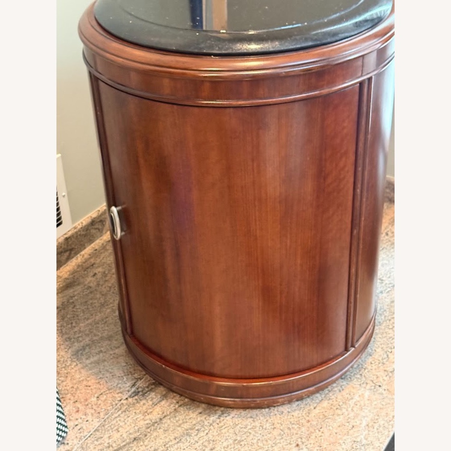 Schnadig Dark Brown Wood Side Tables - image-1
