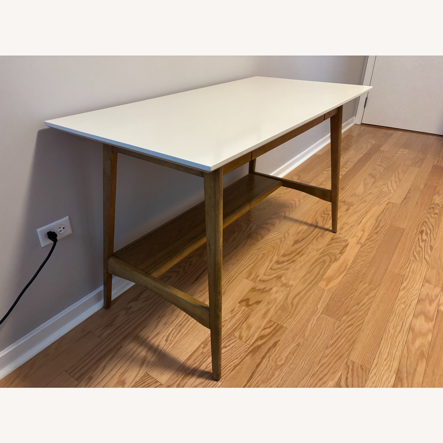 Wayfair Parker Light Brown Wood Desk - image-3