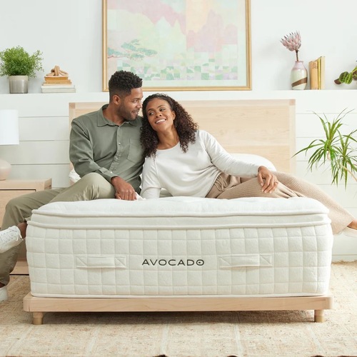 Used Malibu Bed Frame Natural Wood Queen Bed for sale on AptDeco