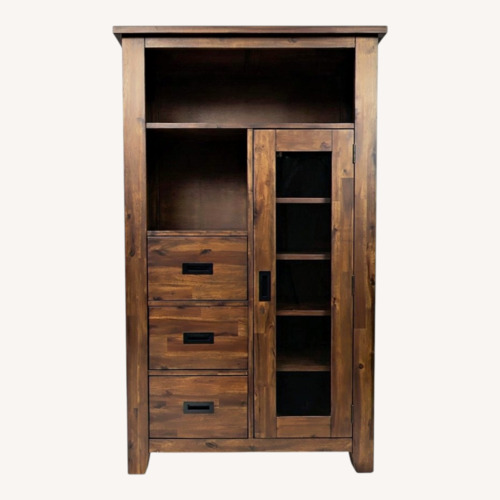 Used Jofran Coolidge Corner Acacia Wood Cabinet for sale on AptDeco