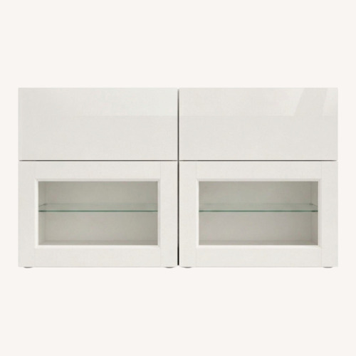 Used IKEA Besta White Media Storage for sale on AptDeco