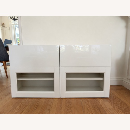 Used IKEA Besta White Media Storage for sale on AptDeco