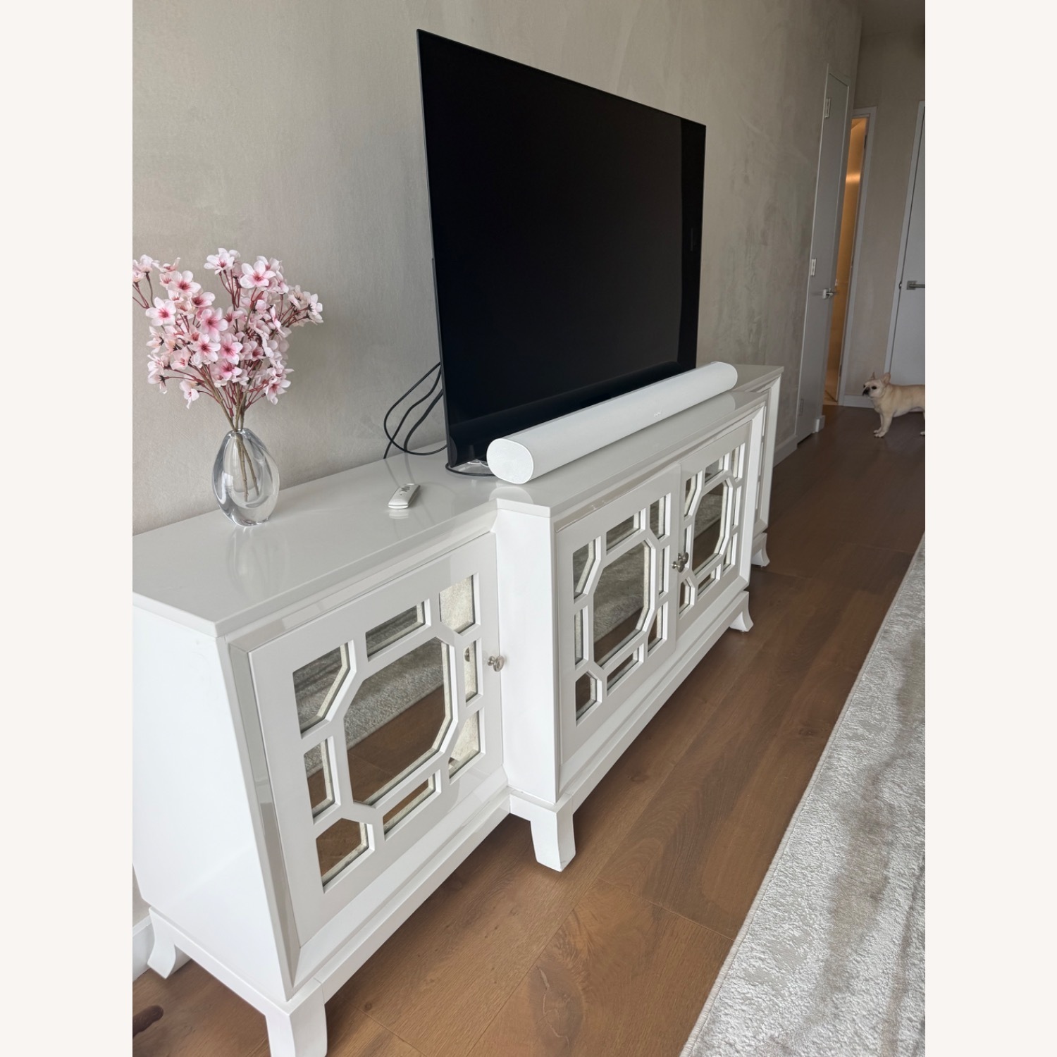 White Lacquer Sideboard - image-5