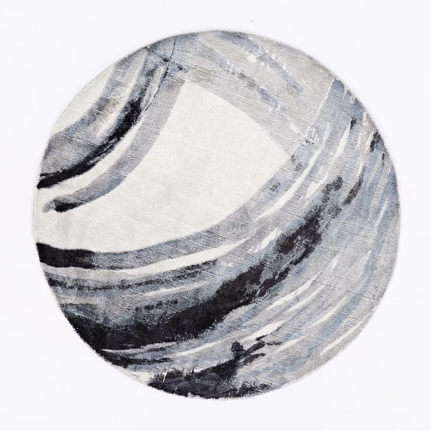West Elm Light Gray Area Rug 6' x 6' - image-4