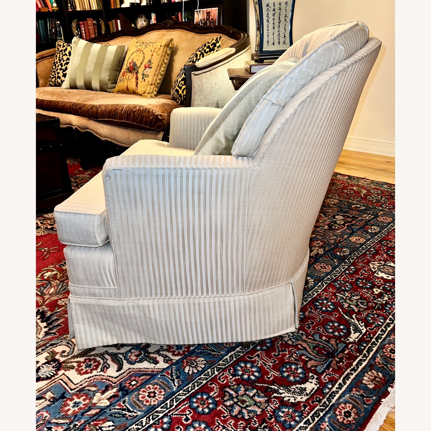 Vintage/Antique Fabric Armchair - image-2