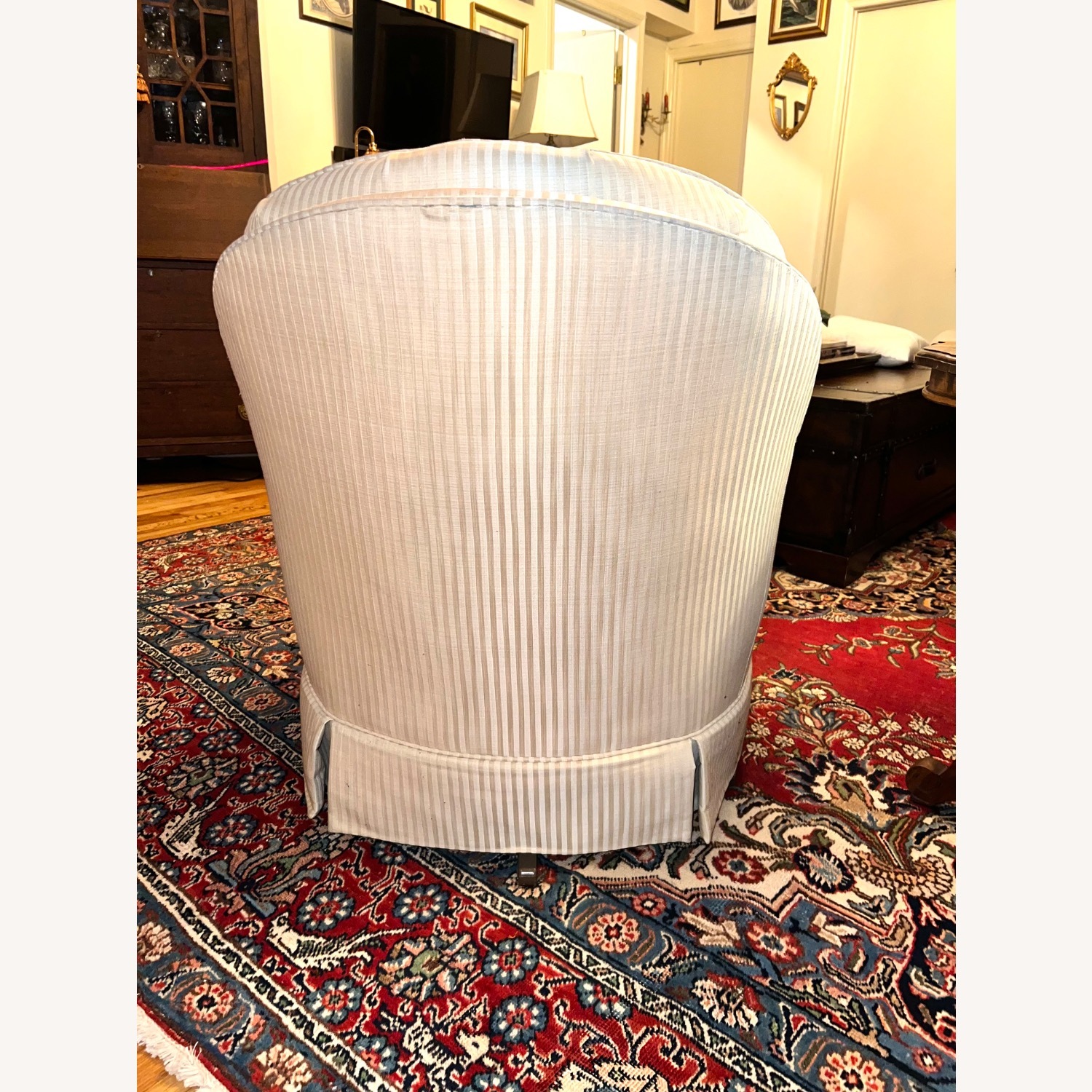 Vintage/Antique Fabric Armchair - image-3