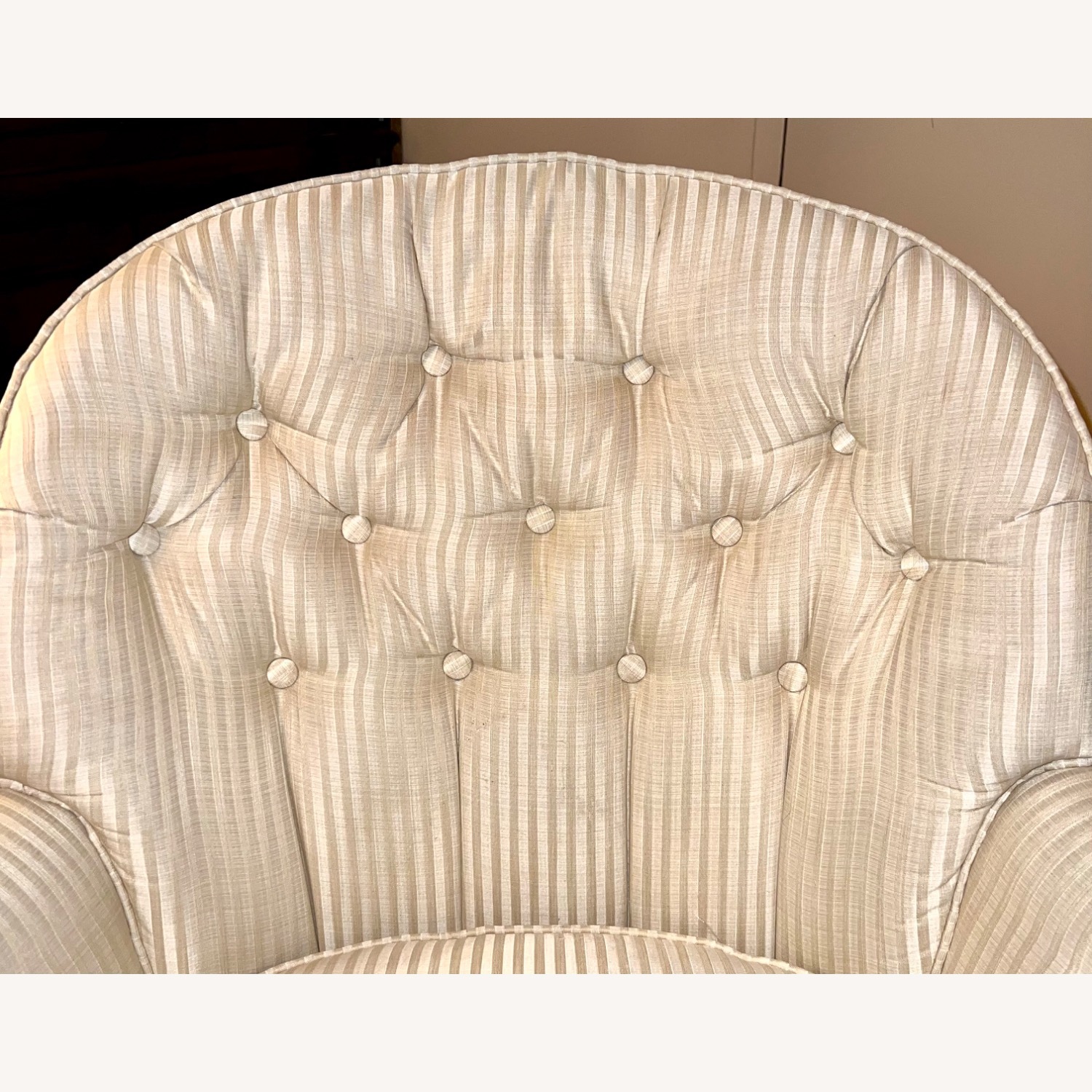 Vintage/Antique Fabric Armchair - image-7