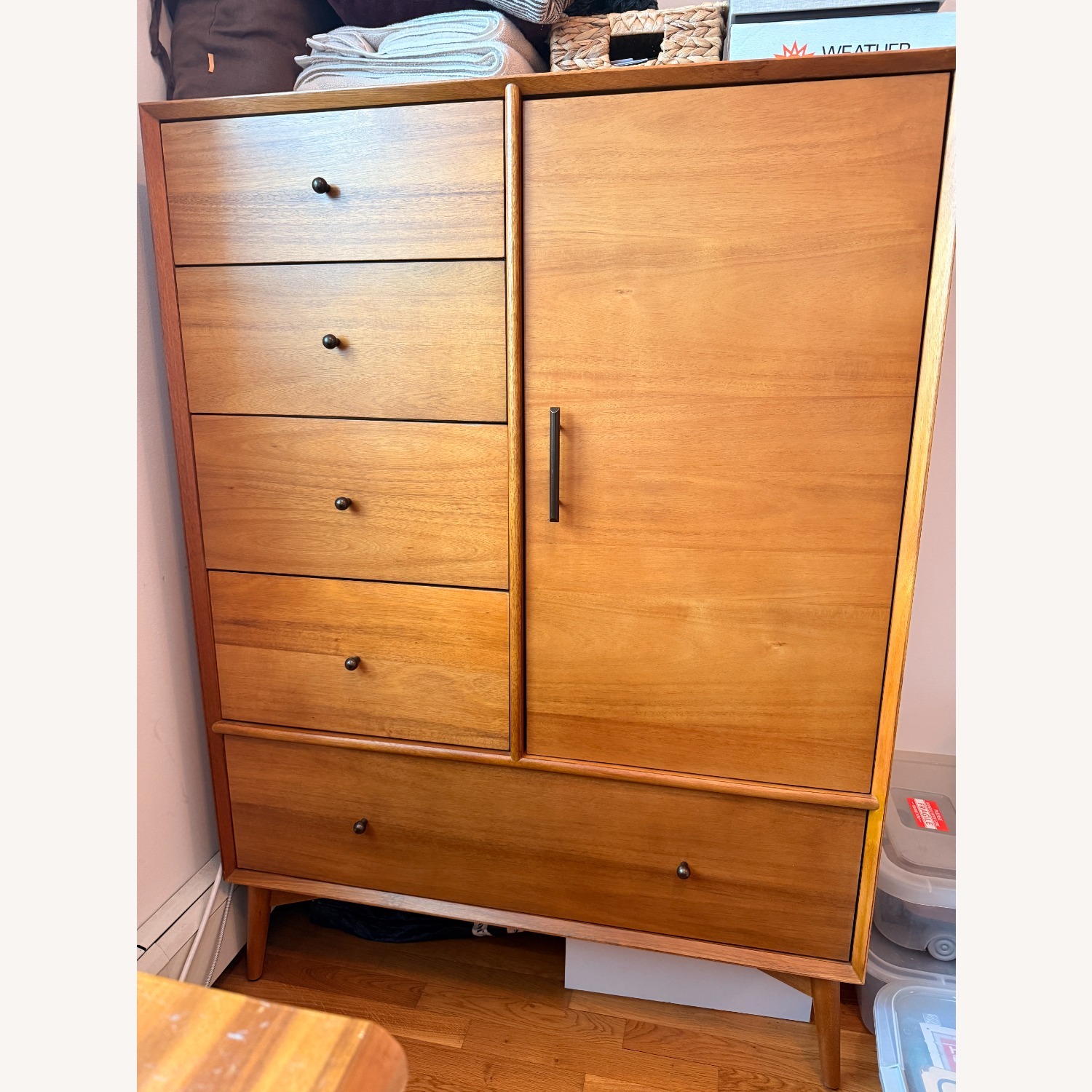 West Elm Mid-Century Chifforobe (40") - Acorn - image-1