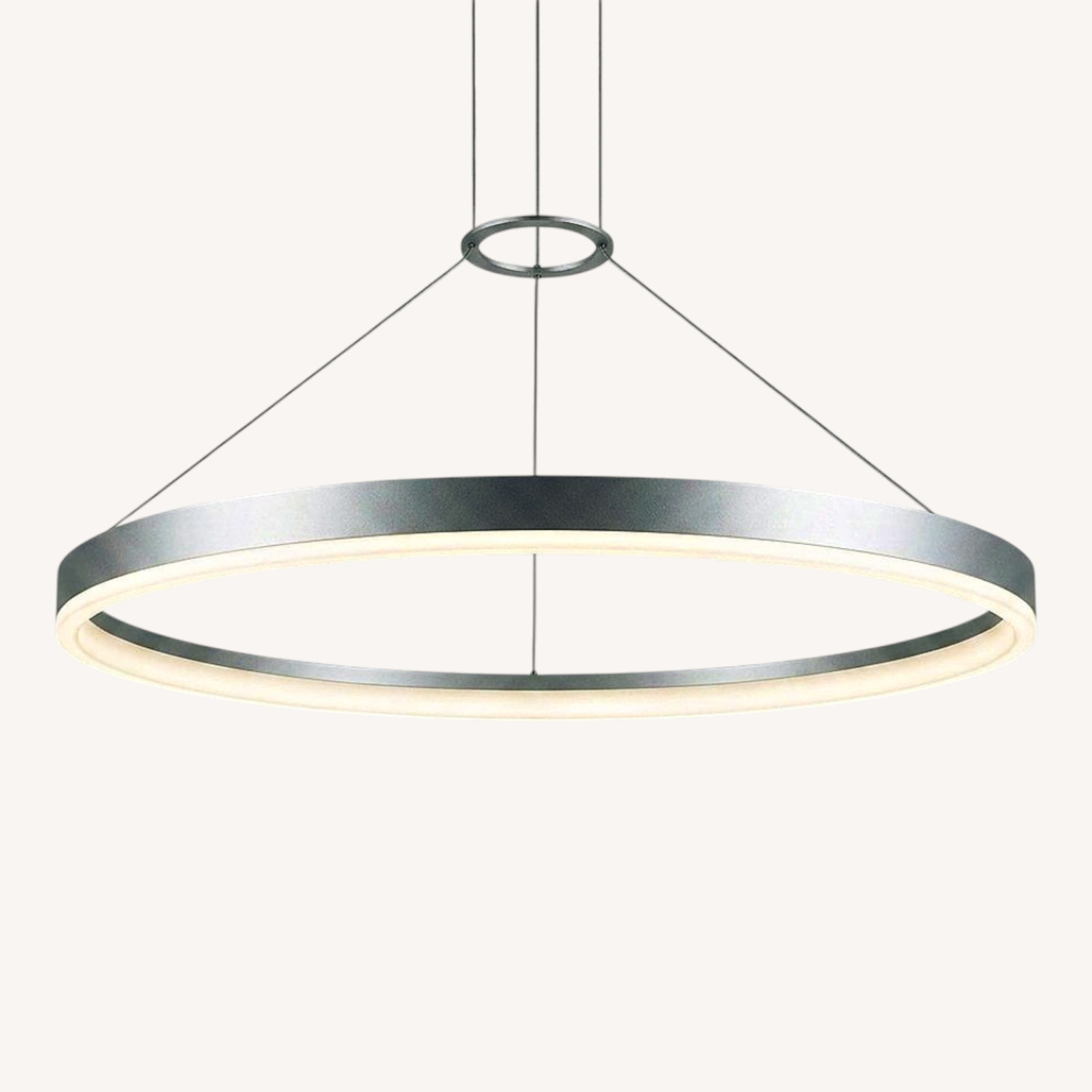 Sonneman Bright Satin Aluminum Pendant Lamp - image-0