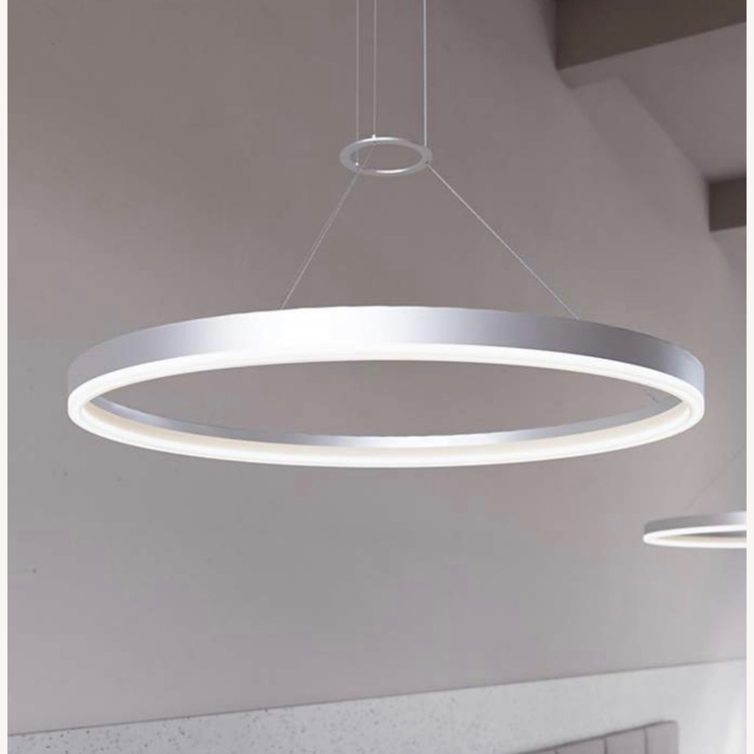 Sonneman Bright Satin Aluminum Pendant Lamp - image-1