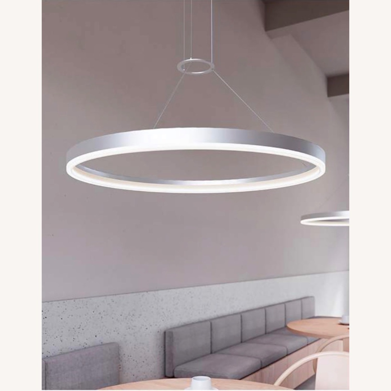 Sonneman Bright Satin Aluminum Pendant Lamp - image-4
