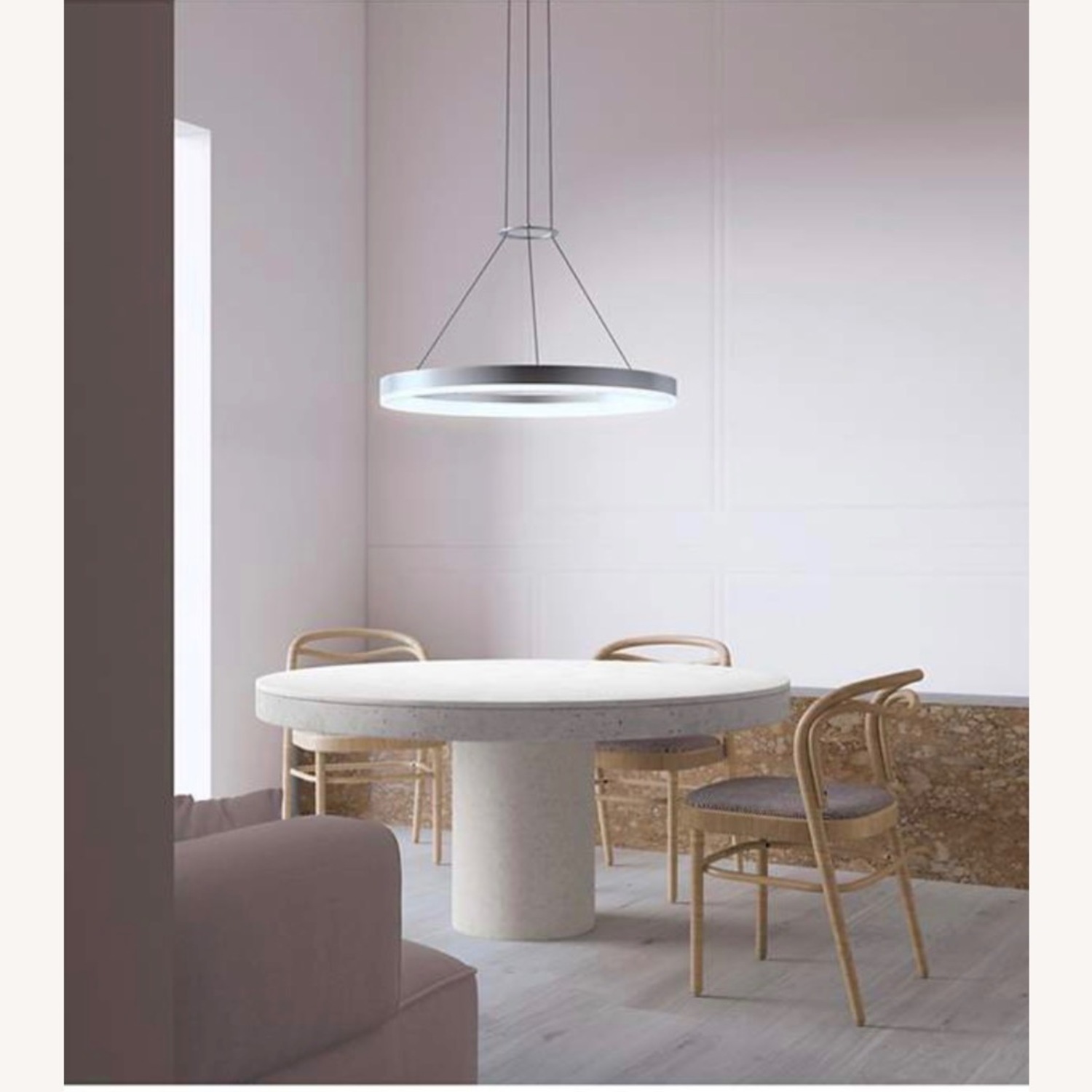Sonneman Bright Satin Aluminum Pendant Lamp - image-3