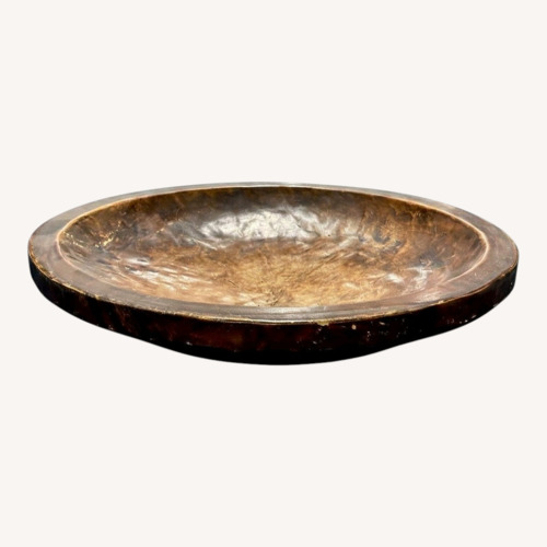 Used Giant Carved Solid Wood Balinese Bowl for sale on AptDeco