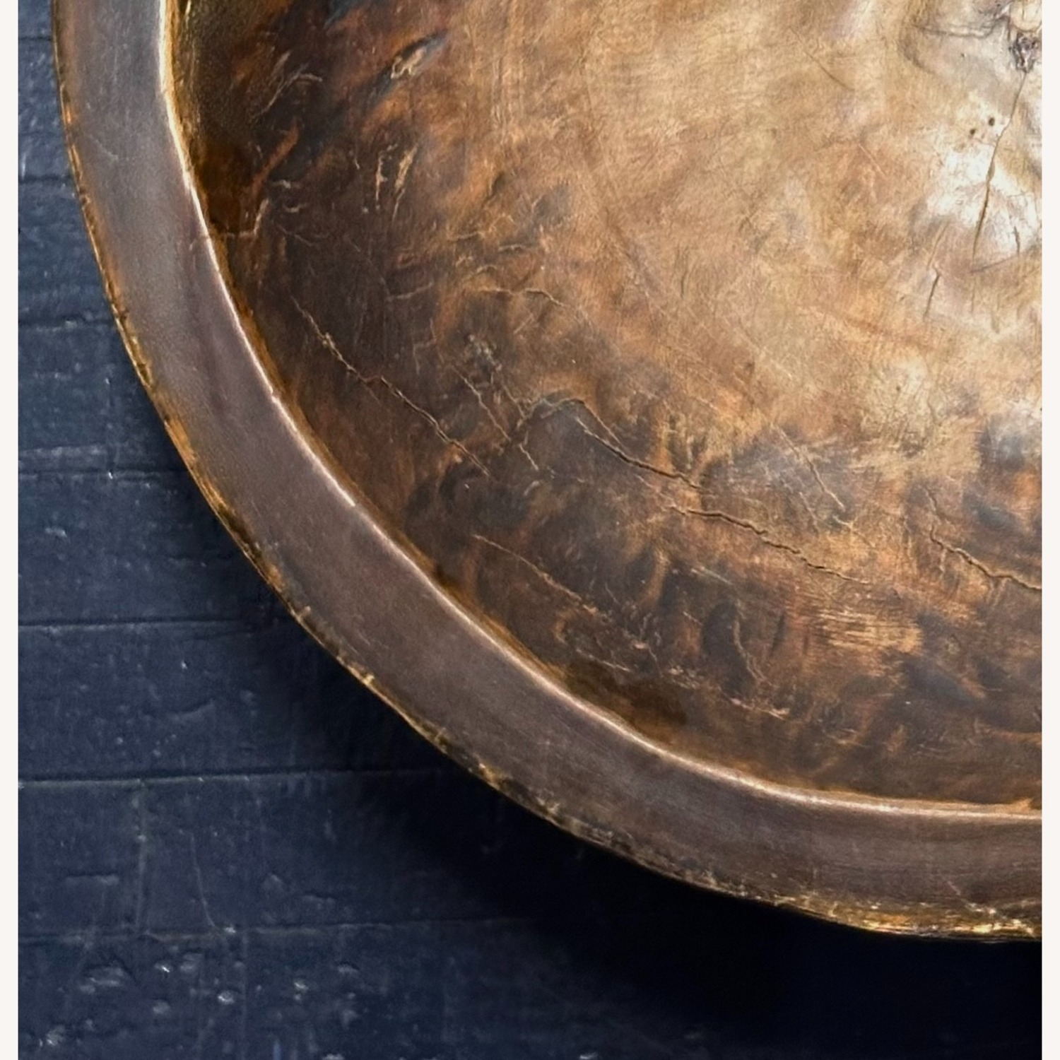 Giant Carved Solid Wood Balinese Bowl - image-4