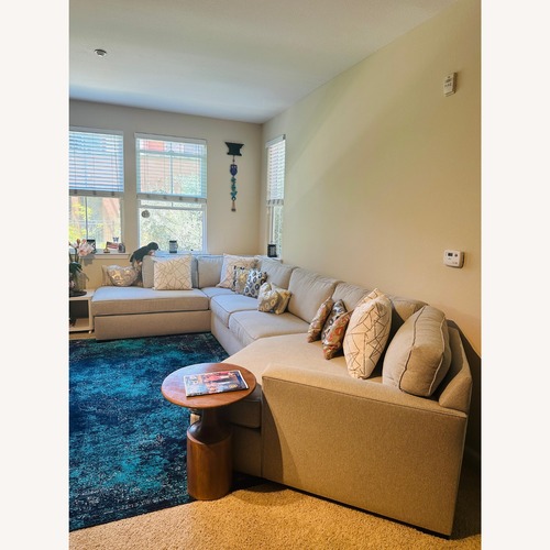Used Living Spaces Light Gray 3+ Piece Sectional for sale on AptDeco