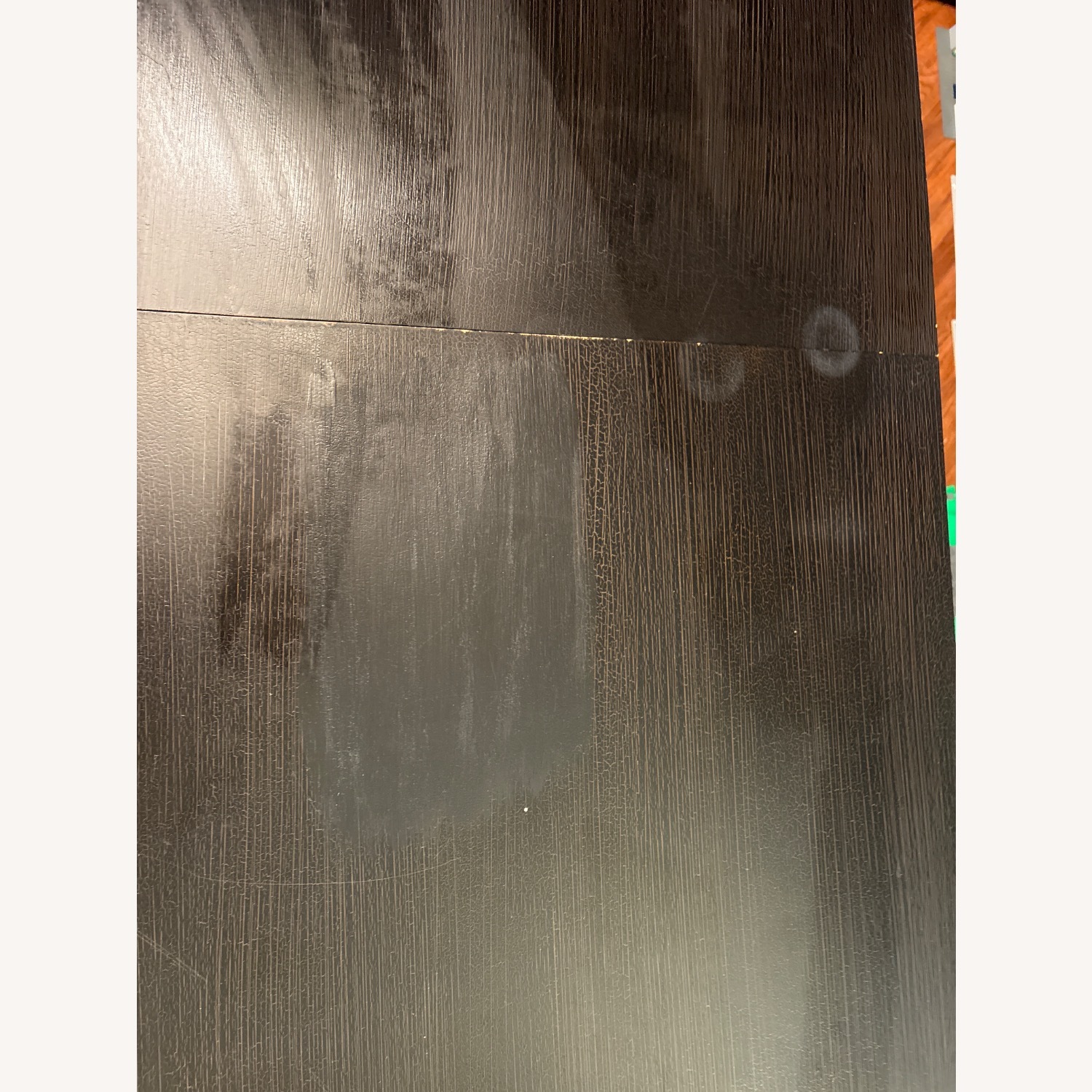 Vintage/Antique Finds Black Wood Dining Table - image-4