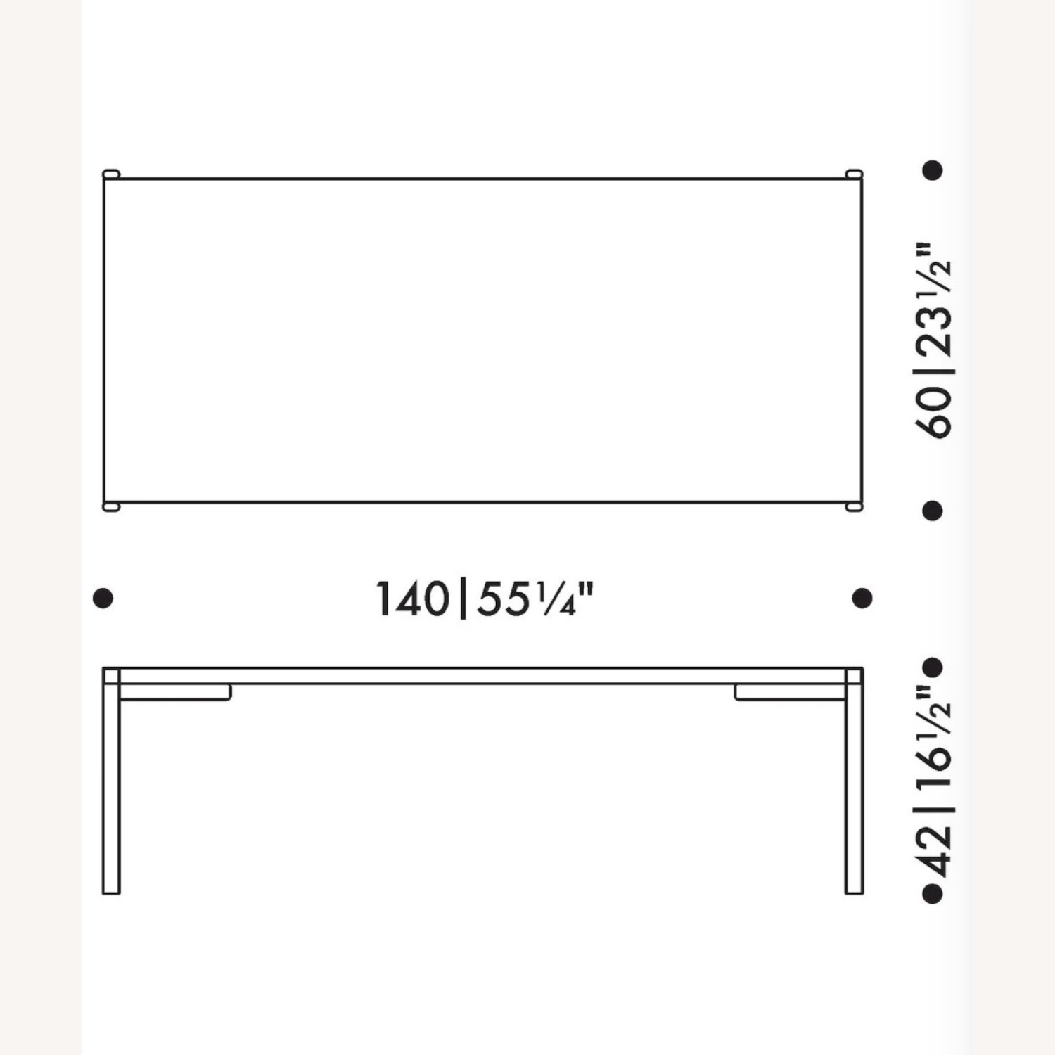 Artek Express Black Lacquer Coffee Table - image-3