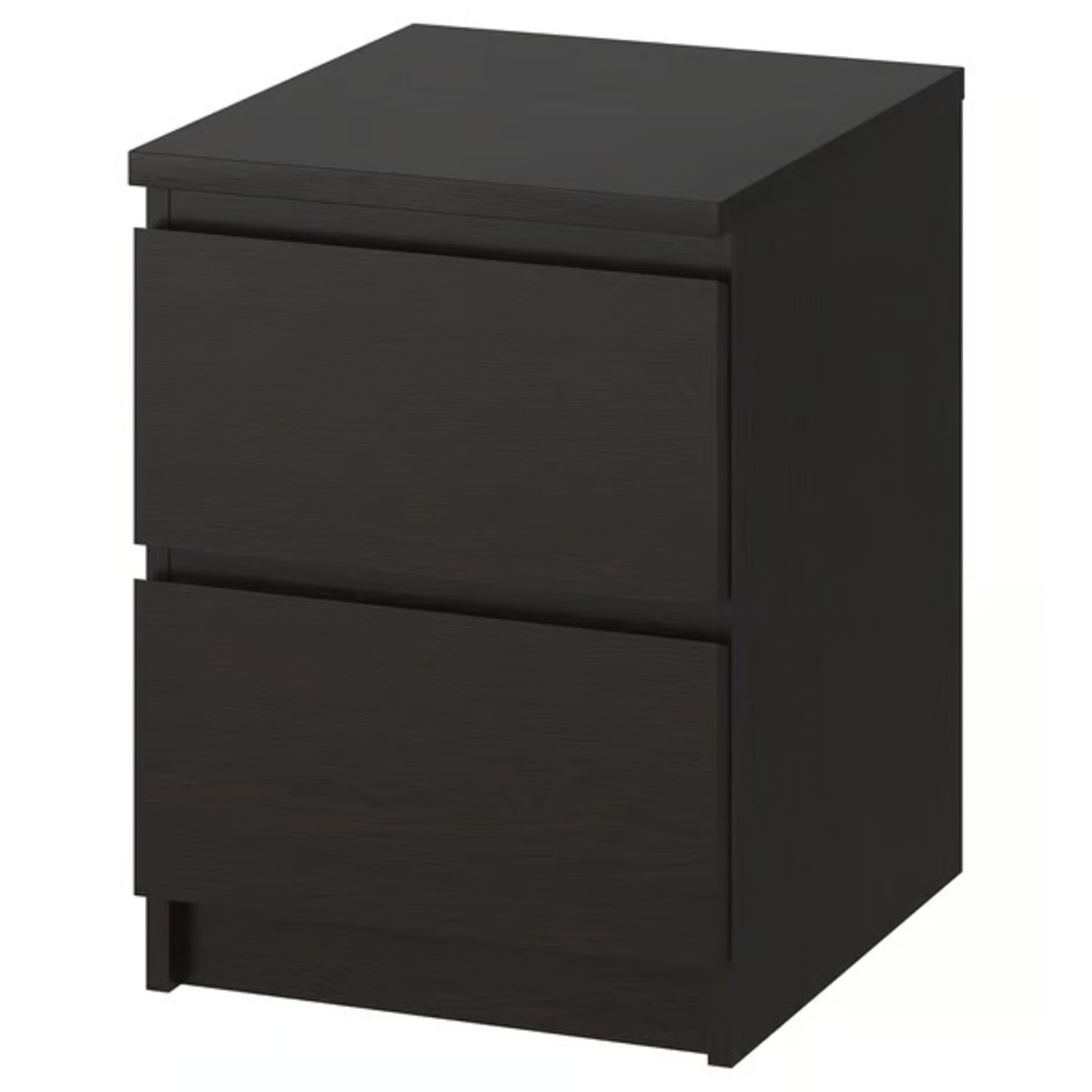 IKEA MALM Black Wood Chest - image-6