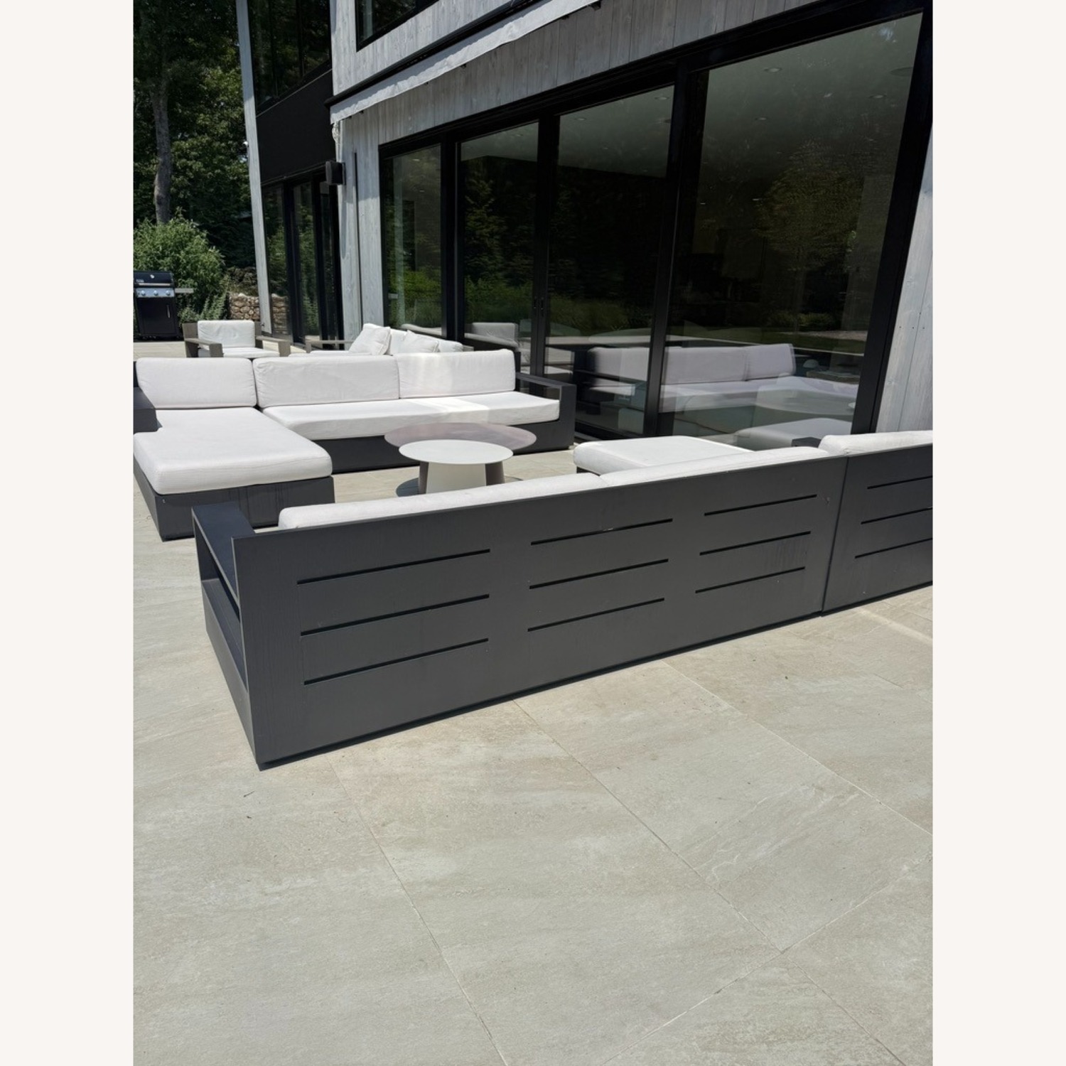 RH Marbella Aluminum Outdoor Sectional Set - image-4