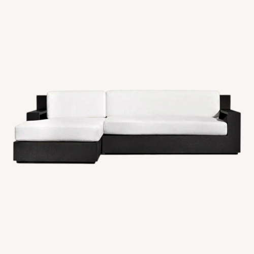 Used RH Marbella Aluminum Outdoor Sectional Set for sale on AptDeco