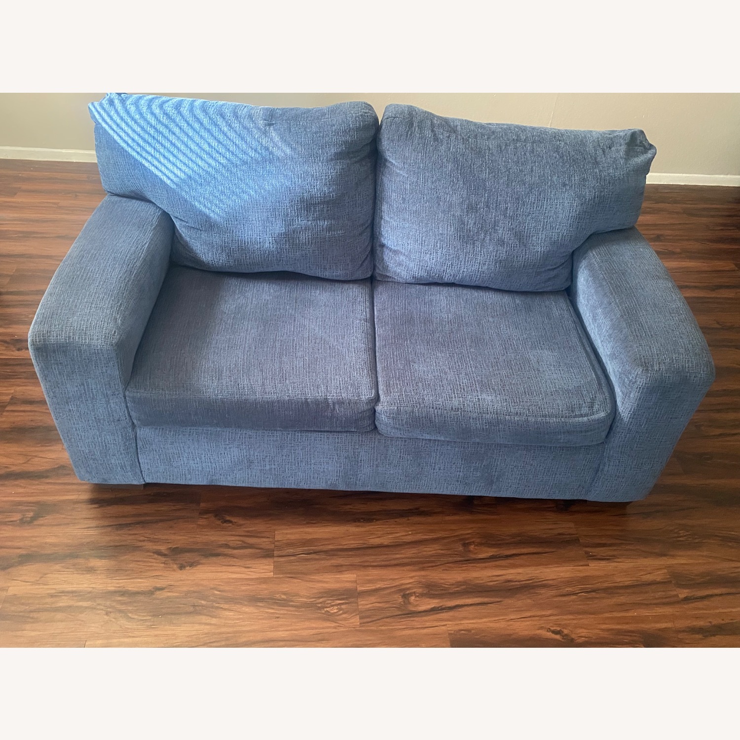 Ashley Aviemore Loveseat Blue Fabric 3+ Seater Sofa - image-1