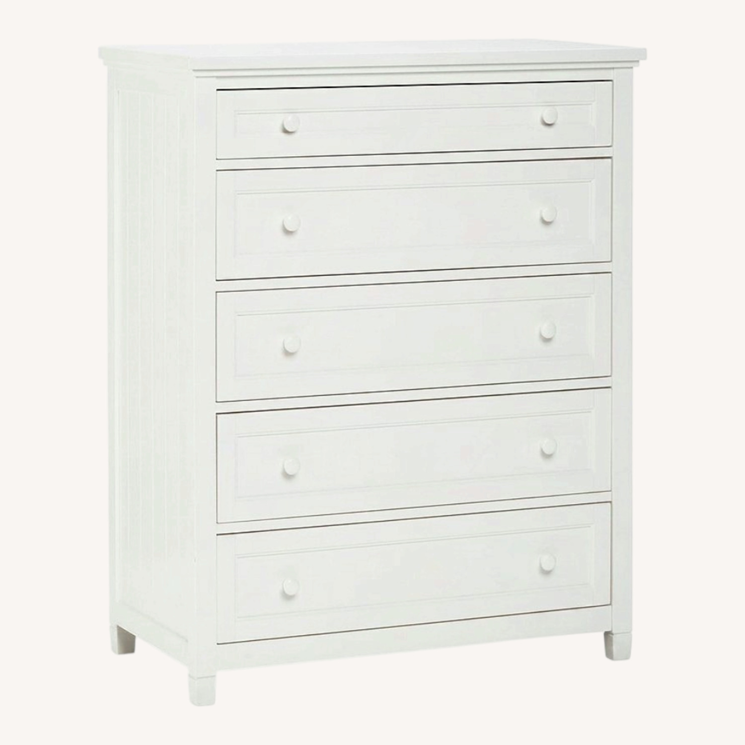 Pottery Barn Teen White Wood Dresser - image-0