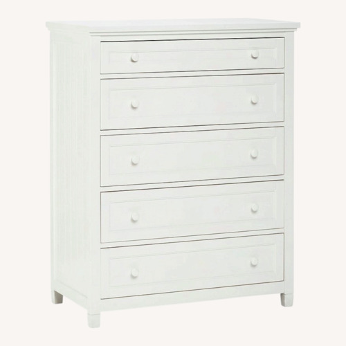 Used Pottery Barn Teen White Wood Dresser for sale on AptDeco