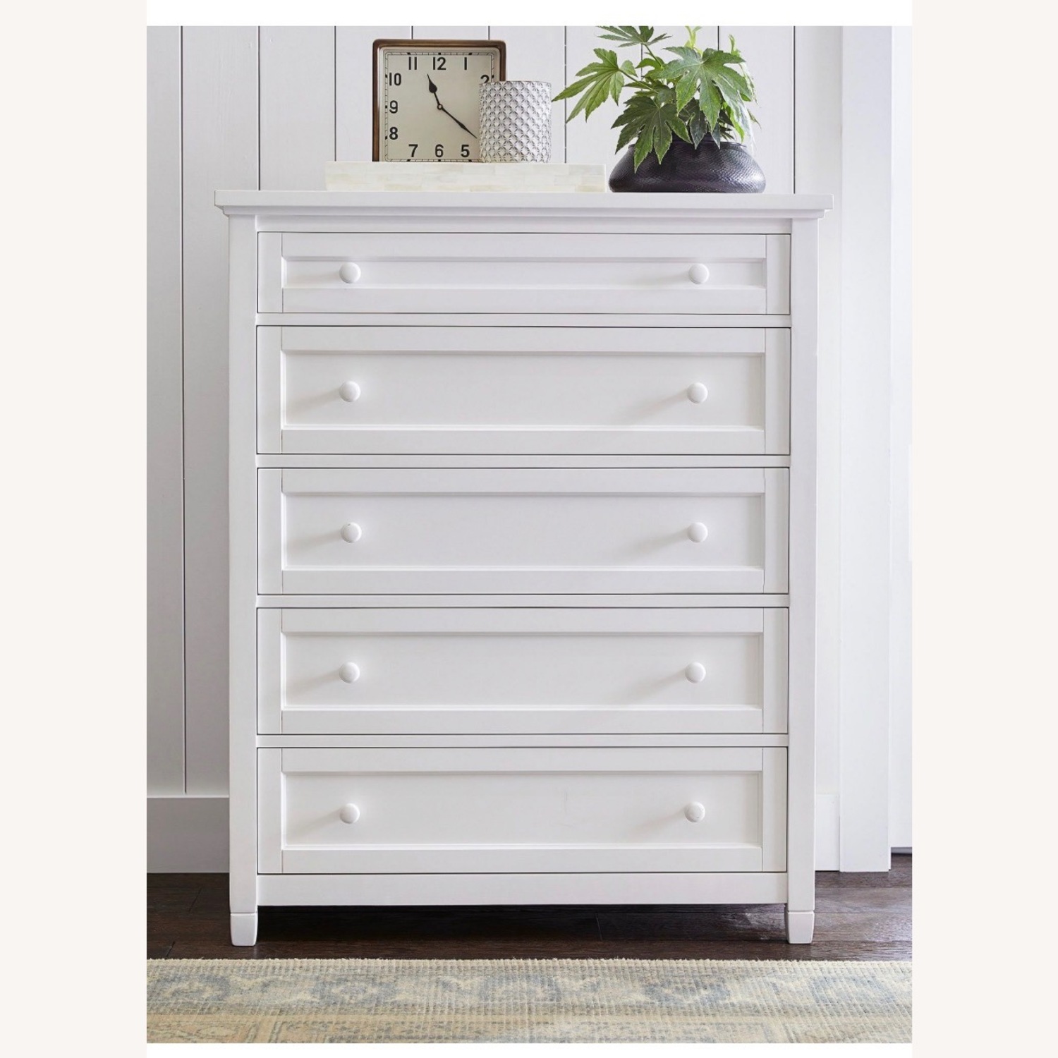 Pottery Barn Teen White Wood Dresser - image-2