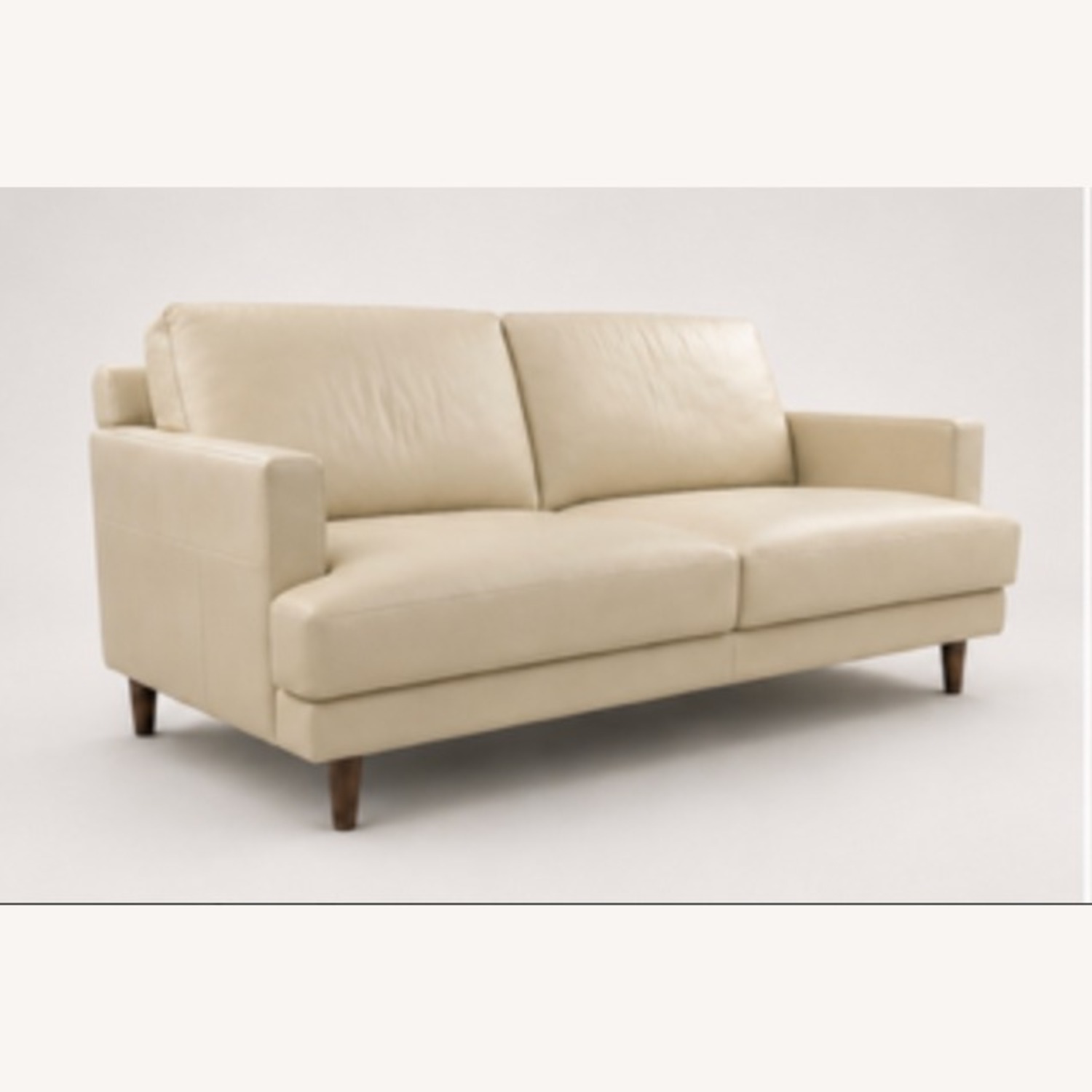 Bloomingdale's Leather 2 Seater Sofa - image-2