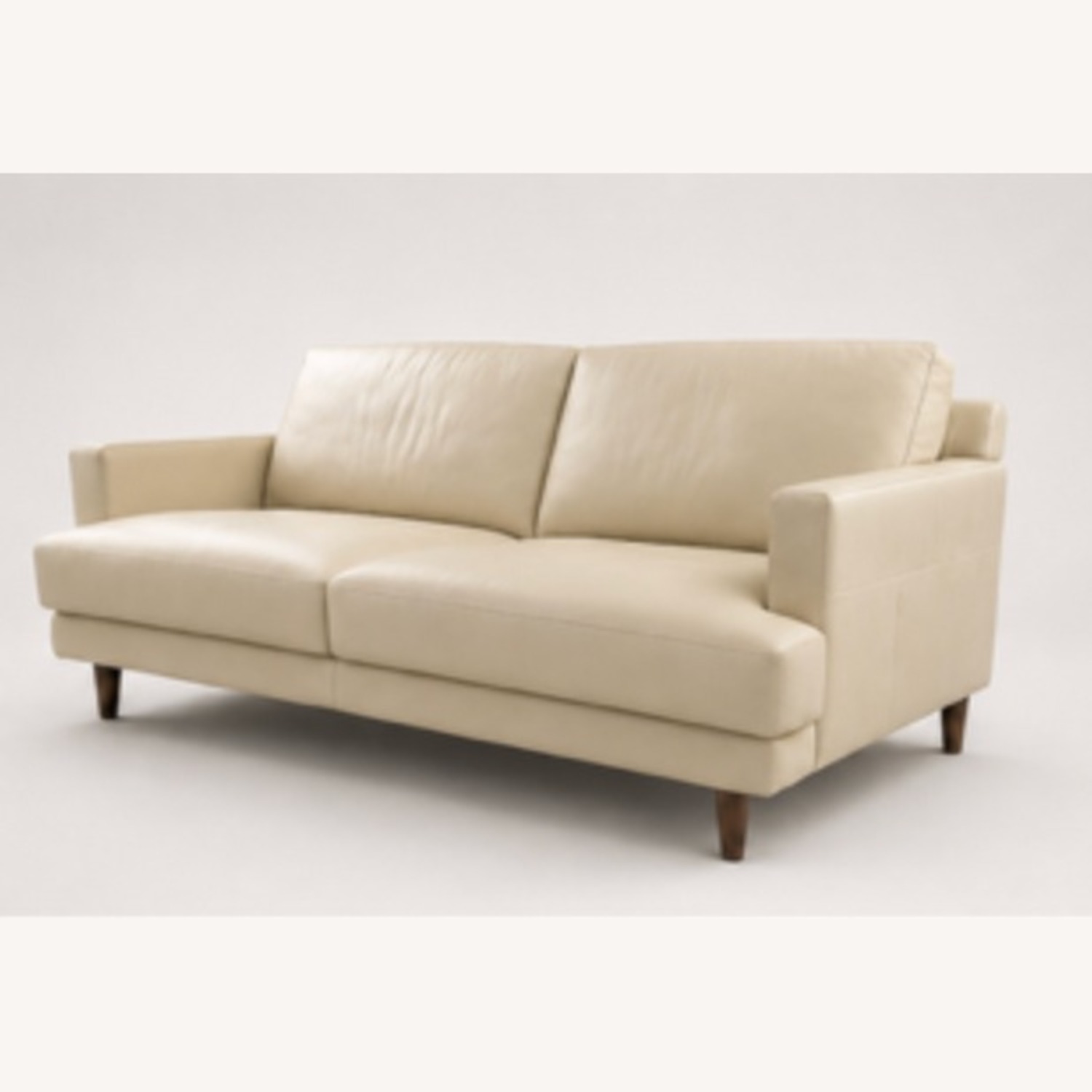 Bloomingdale's Leather 2 Seater Sofa - image-4