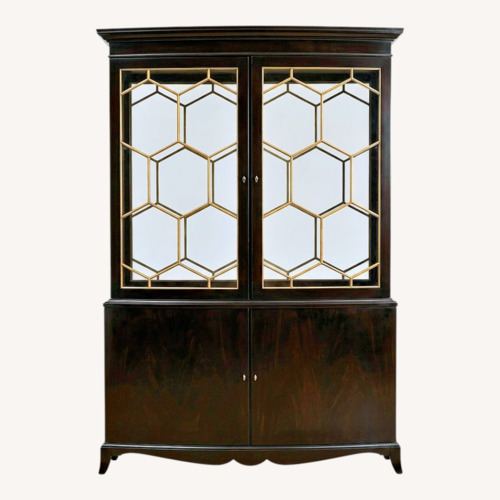 Used Vintage/Antique Dark Brown Wood Chest for sale on AptDeco