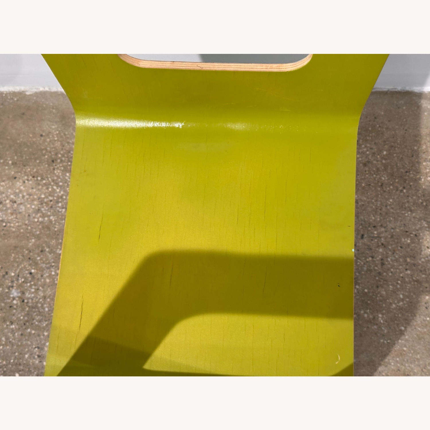 Pair Vintage IKEA Plywood Stools Painted - image-6