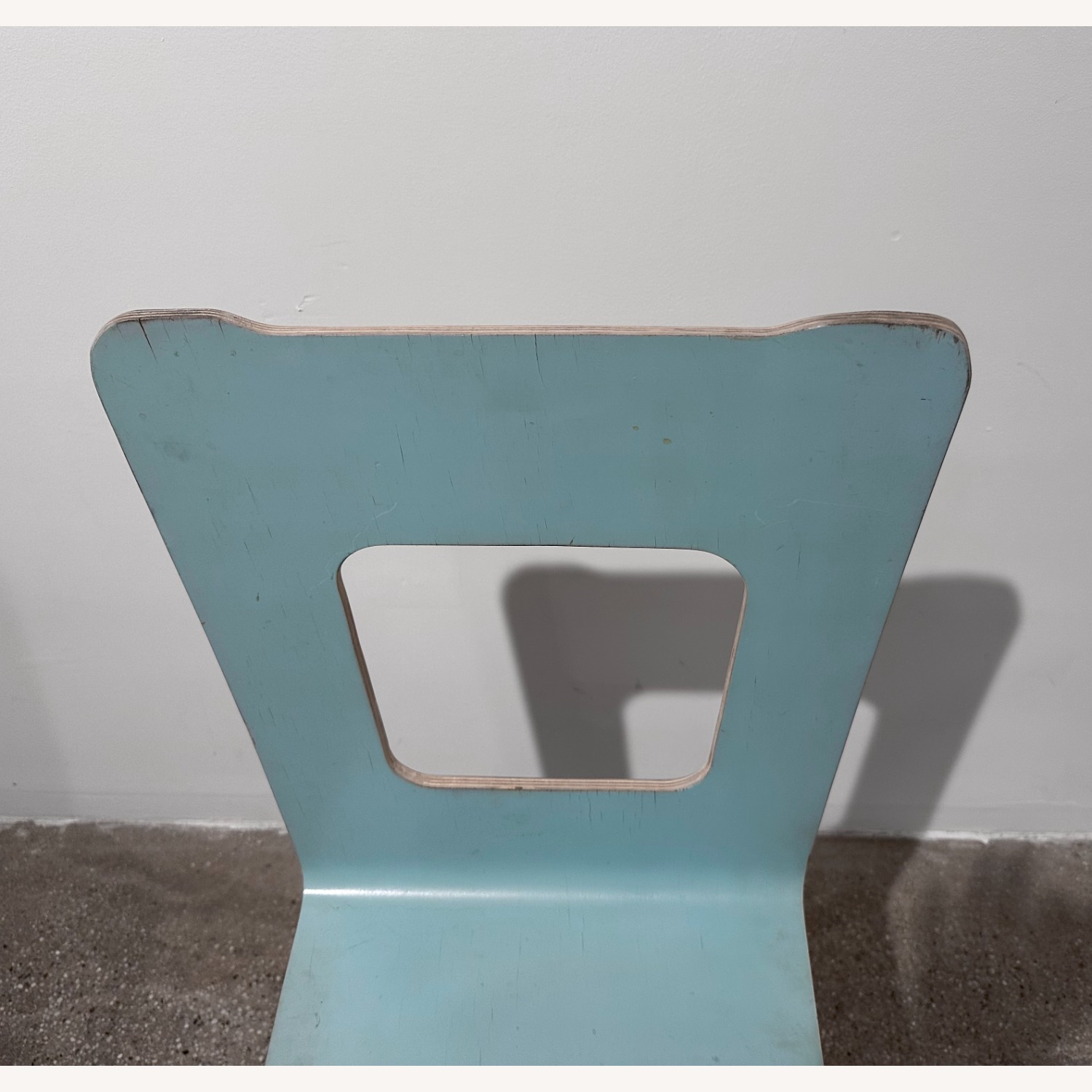 Pair Vintage IKEA Plywood Stools Painted - image-4