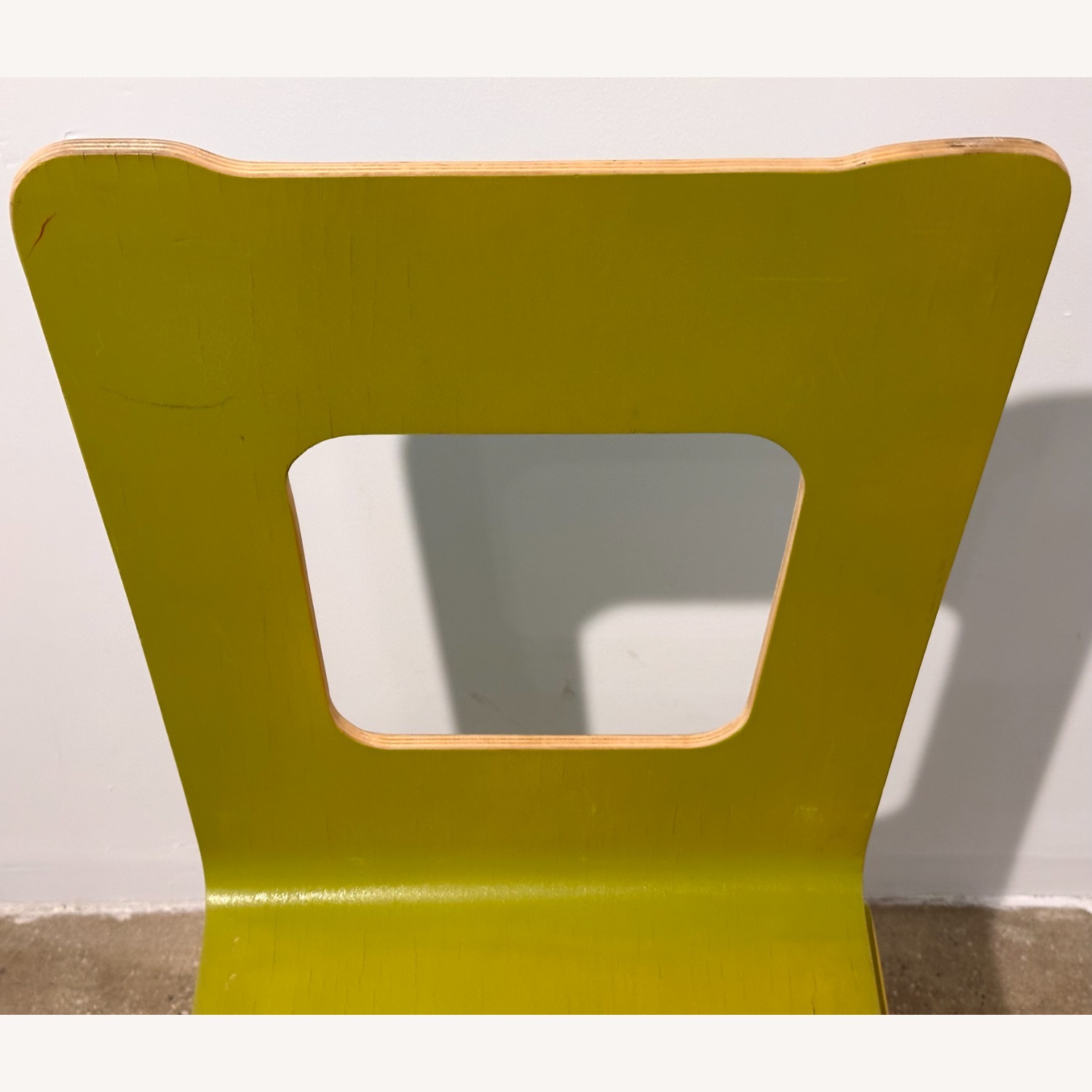 Pair Vintage IKEA Plywood Stools Painted - image-5