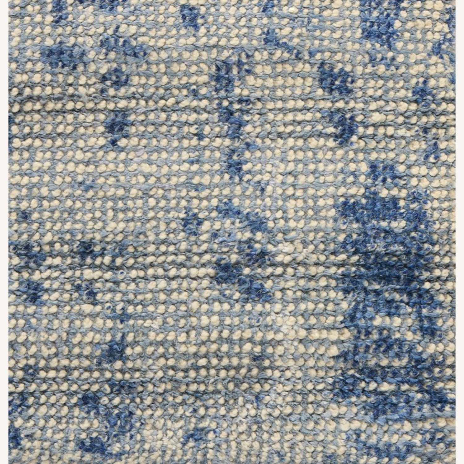 West Elm Blue Fabric Area Rug 5' x 8' - image-3