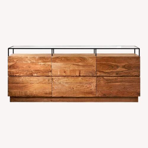 Used CB2 Lawson Dark Brown Wood Dresser for sale on AptDeco
